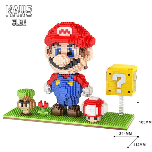 Mario積木：Planting Mario「185mm」0219-2-7